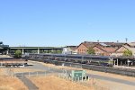 Amtrak Capitol Corridor Train resting at Sacramento Station between runs 